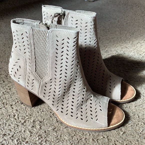 TOMS peep toe heels - Picture 3 of 5